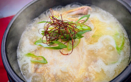 お家で本格韓国料理!参鶏湯(サムゲタン)とキンパの贅沢セット