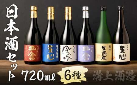 溝上酒造 日本酒 セット (3)(720ml×6本)計4320ml 6種 詰合せ 酒 福岡県