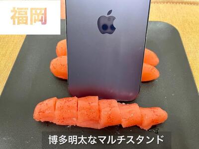 食品サンプルの[博多明太なマルチスタンド]