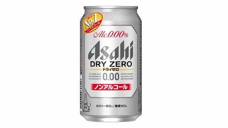 [定期便3回][博多工場産]アサヒビール ドライゼロ350ml 6缶パック×4 ケース入り