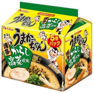 うまかっちゃん[博多 からし高菜風味] 30食(5食入×6袋)福岡市/豚骨ラーメン