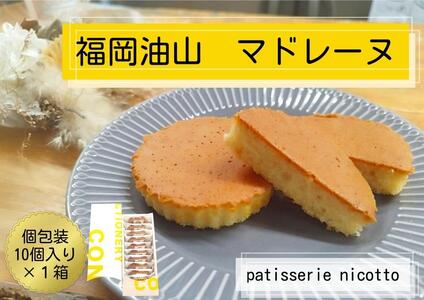 福岡油山 マドレーヌ 10個入り