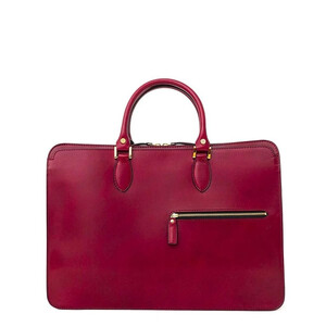 【福岡市】Foglia A4ビジネスバッグ 　【ボルドーレッド】