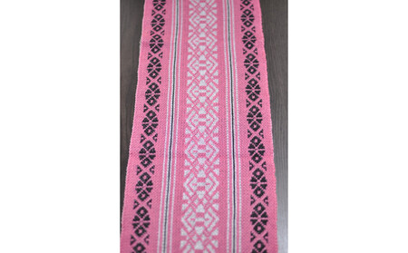 【博多区製造】献上柄オーガニックコットンストール【ピンク】