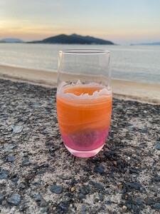 【福岡市】オーシャングラス　1個　420ml【オレンジ系】