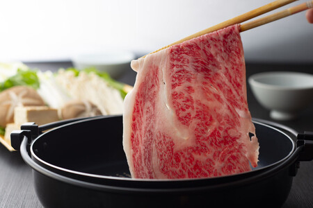 A4/A5等級 博多和牛 リブローススライス(すき焼き用)2〜3人前 約500g