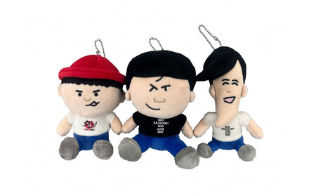 【数量限定商品】ゴリパラ見聞録チェーンマスコット3種・ふるさと納税ステッカーセット