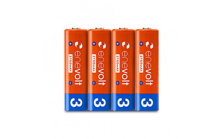 [enevolt] 充電池 2150mAh 単3 エネボルト 8本セット [1年間保証]