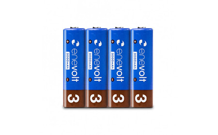【enevolt】 充電池 3000mAh 単3 エネボルト 8本セット 【1年間保証】