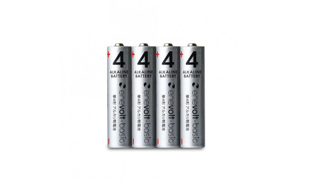 【enevolt】 エネボルト Basic アルカリ乾電池 単4形 24本セット 【2年間保証】