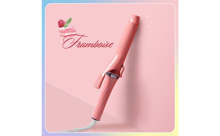 [福岡市] クレイツ マカロンカールアイロン 32mm 120℃〜200℃ 海外対応 交流(コード)式 フランボワーズ CCM-G32P [ 美容家電 おすすめ 家電 ]