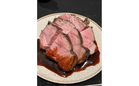 炭火焼 ローストポーク300g ソース80g付[福岡市]