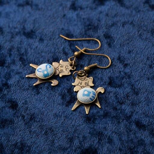 [福岡市返礼品]昭和ビンテージ 犬ピアス | アクセ ファッション 人気 おすすめ 送料無料