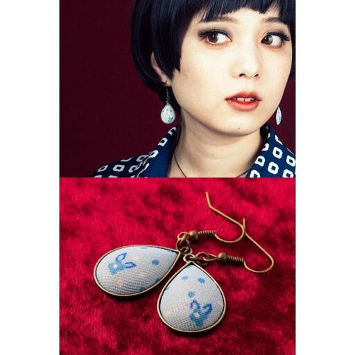 [福岡市返礼品]昭和ビンテージ しずくピアス | アクセ ファッション 人気 おすすめ 送料無料