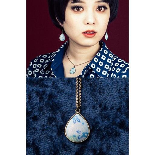 [福岡市返礼品]昭和ビンテージ しずくペンダント | アクセ ファッション 人気 おすすめ 送料無料