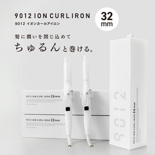 クレイツ 9012 イオンカールアイロン 32mm 120～200℃ 海外対応 交流(コード)式 CC9012-G32W ヘアアイロン スタイリング ストレートアイロン コテ ヘアケア 家電 電化製品 美容 美容家電 福岡県 福岡市 福岡