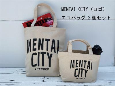 MENTAI CITY エコバッグ(ロゴ) 2個セット