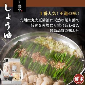 食品添加物完全無添加 博多もつ鍋 しょうゆ味(2人前×1セット)