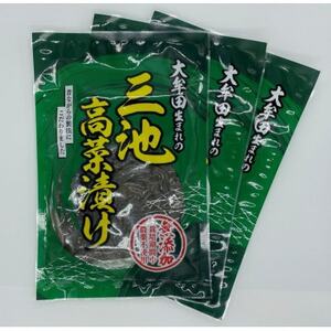 大牟田生まれの三池高菜漬け　3袋セット_惣菜・加工品  漬物 _【1538542】
