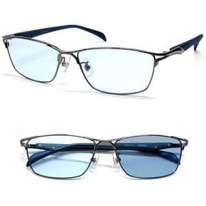 [ネオコントラスト]調光サングラス スタイリッシュフレーム・ネイビー 型番:S8003L-PHN