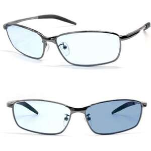 [ネオコントラスト]調光サングラス スポーティーフレーム・ダークシルバー　型番:S510S-PHN【1597374】