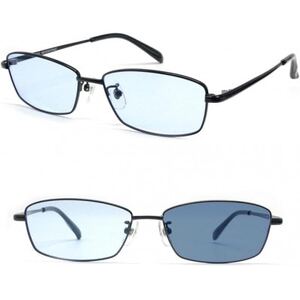 [ネオコントラスト]調光サングラス スクエアフレーム・ブラック 型番:S1034K-PHN