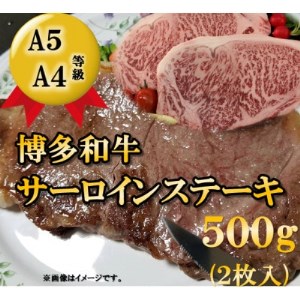 【A5A4等級使用】博多和牛サーロインステーキ用500g(2枚入)(大牟田市)【1288269】
