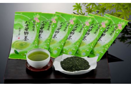 八女星野深蒸し茶100g 6本詰め[C-127]八女茶 星野茶 高級茶 緑茶 煎茶 深蒸し お茶 茶 ティー 農林水産大臣賞 玉露 福岡県八女 八女 八女星野茶