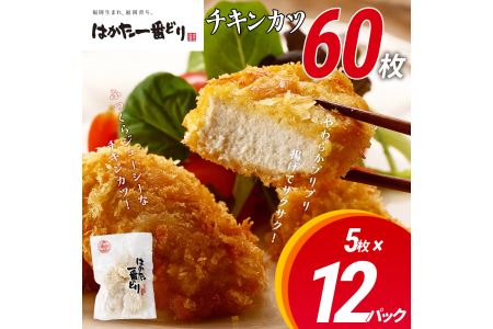 はかた一番どりチキンカツ5枚入り×12パック