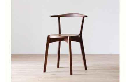 天然木チェア 椅子 ダイニング スタッキング / ウォールナット材 または オーク材 [HIRASHIMA AGILE Side Chair wood] 受注生産