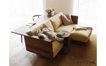 [S467-001]CARAMELLA Counter Sofa 168 ファブリック