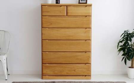 ミリオンⅢ90ハイチェスト NA・BR タンス 引出し 箱組仕様 桐材 木目 フルオープン三段レール 日本製 家具 インテリア 福岡県 柳川市 送料無料