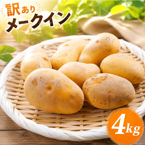 じゃがいも 訳あり 4kg TNK013 じゃがいも