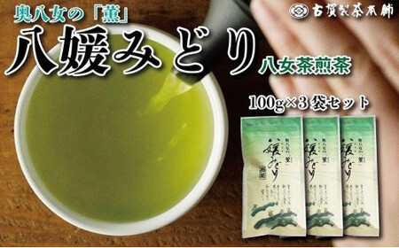 古賀製茶本舗 奥八女の「薫」八媛みどり 煎茶 300g 072-034