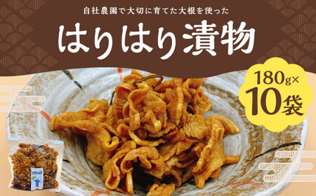 はりはり漬物 合計1.8kg (180g×10袋) 漬物