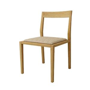 【開梱設置】高野木工 キールチェアWO 肘なし（座面：CHART3サンドベージュ）【10年保証】