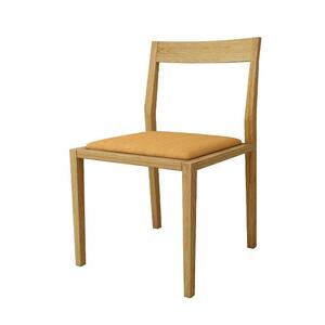 【開梱設置】高野木工 キールチェアWO 肘なし（座面：CHART7キャメル）【10年保証】