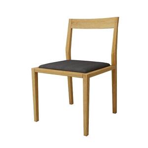 【開梱設置】高野木工 キールチェアWO 肘なし（座面：CHART7マットブラック）【10年保証】