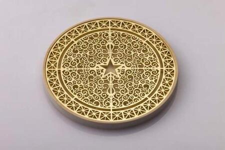 水戸岡鋭治デザインコースターSTAR真鍮メッキWH