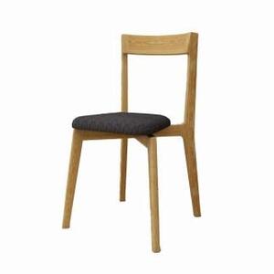 【開梱設置】高野木工 リアルト チェア ホワイトオーク 生地：CHART6 ブラック【10年保証】