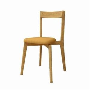 【開梱設置】高野木工 リアルト チェア ホワイトオーク 生地：CHART7 キャメル【10年保証】