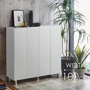 シューズボックス  【リアル 100 LO】 ホワイト つや有