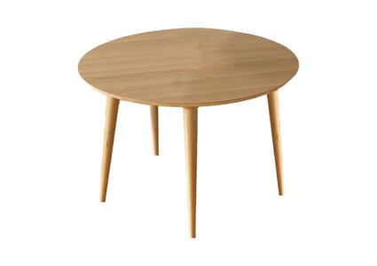 [開梱設置]高野木工 MALLOON マルーン ダイニングテーブル 直径90cm ホワイトオーク[10年保証]