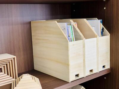 桐のファイルボックス３個セット