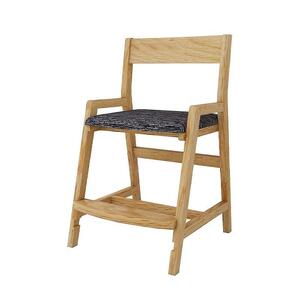 【開梱設置】高野木工 セレスト チェア ホワイトオーク 生地：CHART6 ブラック【10年保証】