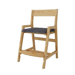 【開梱設置】高野木工 セレスト チェア ホワイトオーク 生地：CHART7 ブラック【10年保証】