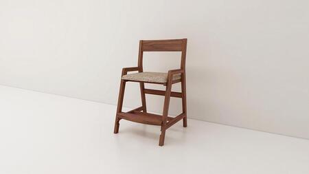 【開梱設置】高野木工 セレスト チェア ウォルナット 生地：CHART6　ベージュ【10年保証】