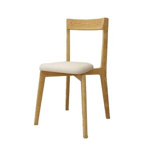 【開梱設置】高野木工 リアルト チェア ホワイトオーク 生地：CHART7 アイボリー【10年保証】