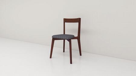 【開梱設置】高野木工 リアルトチェア ウォルナット 生地：CHART6チャコールグレー【10年保証】