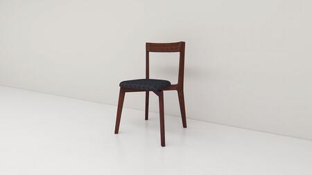 【開梱設置】高野木工 リアルトチェア ウォルナット 生地：CHART7ブラック【10年保証】